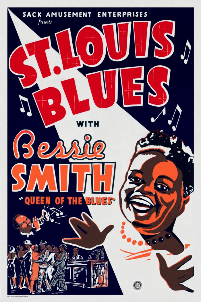 St. Louis Blues, 1929 RKO/Sack Amusements FREE Screening (one of several shorts), Feb. 26th, 7:30pm, Rock Hall – This sixteen-minute short film shot in Astoria, Queens, New York City, is blues singer Bessie Smith’s only screen role. In it, she plays a long-suffering wife of an uncaring gambler. Co-produced by W.C. Handy, author of the title song, the film also features Isabelle Washington (sister of actress Fredi Washington) who plays the “other woman.” Pianist James P. Johnson and the Hall Johnson Choir accompanied Smith and added to the overwhelming pathos of her singing, making this dramatized interpretation of the blues a true film classic.