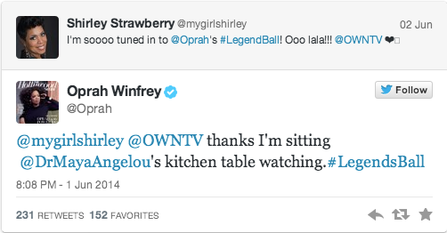 oprah maya tweet