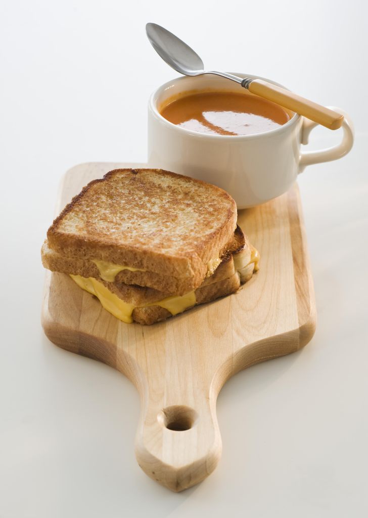 Grilled cheese and tomato soup