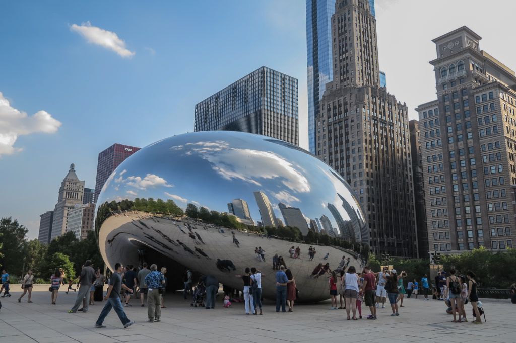 Cloud Gate at Millennium Park, Chicago