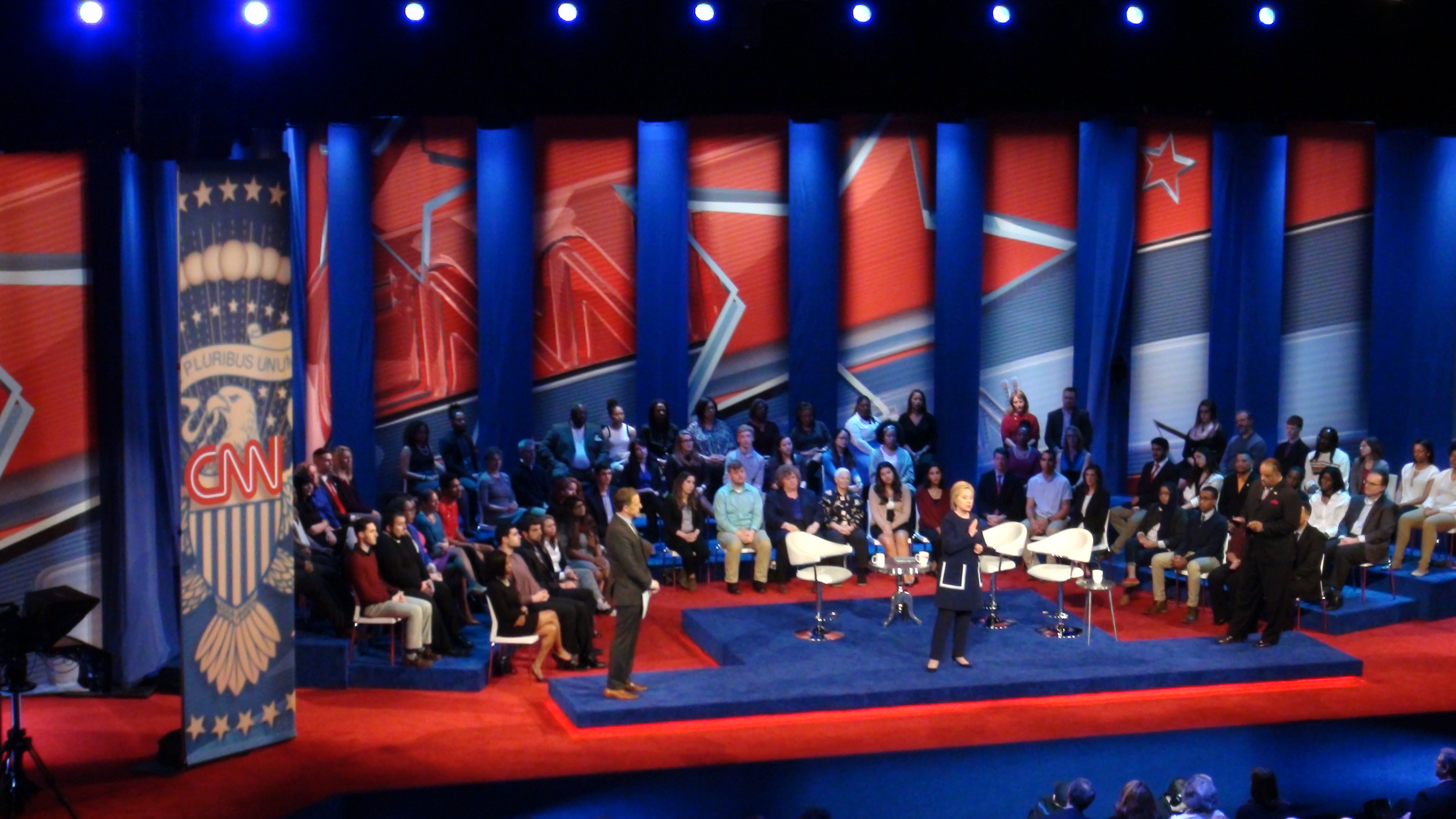 Democratic Town Hall Meeting Hillary Clinton Bernie Sanders