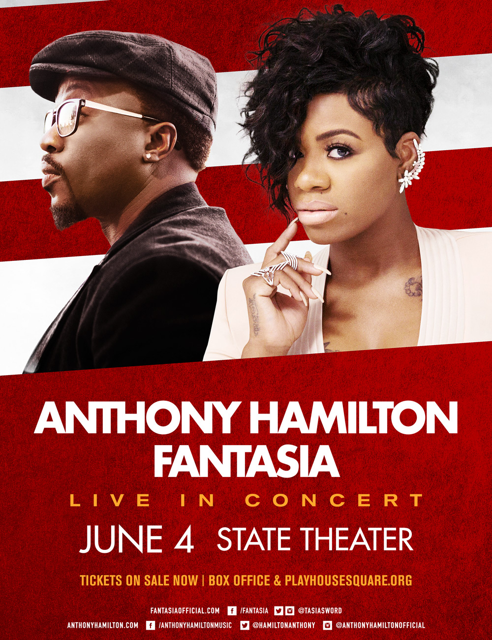 Anthony Hamilton Live In Concert Featuring Fantasia — 93.1 WZAK