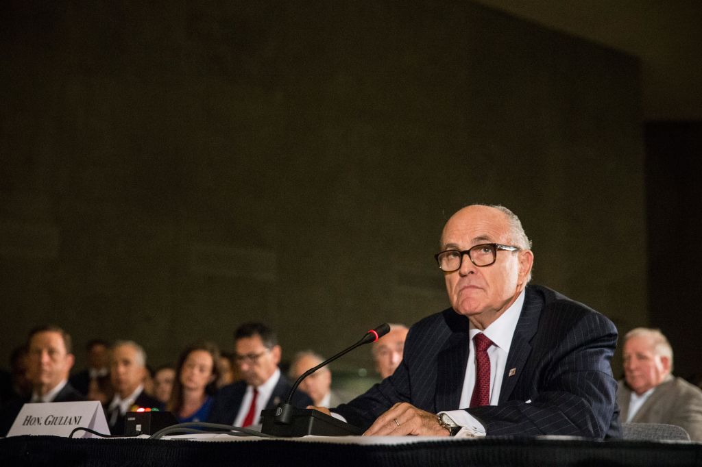 Giuliani Testifies At House Cmte Field Hearing On Security In Post- 9/11 World