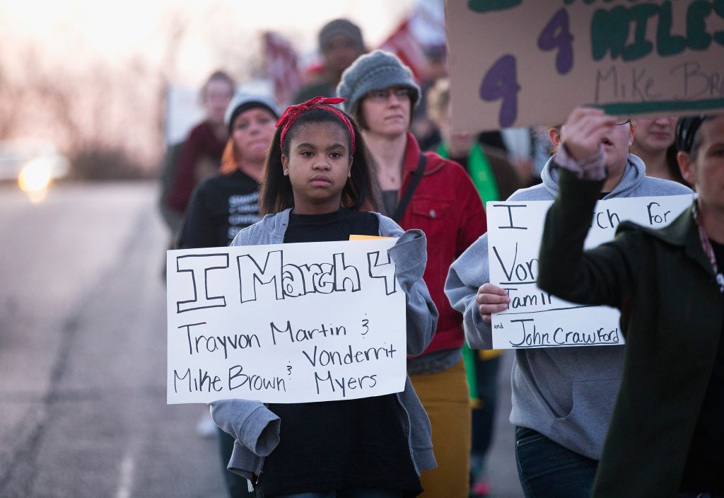 March Held In Ferguson Marking Martin Luther King Jr. Day