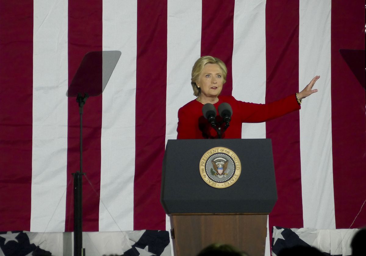 Hillary Clinton's rally in Philadelphia