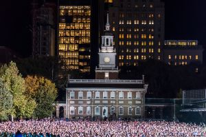the Hillary Clinton 'Get Out The Vote' rally with Bruce Springsteen and Jon Bon Jovi