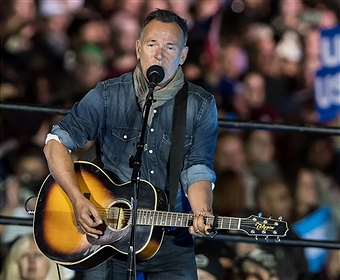 the Hillary Clinton \'Get Out The Vote\' rally with Bruce Springsteen and Jon Bon Jovi