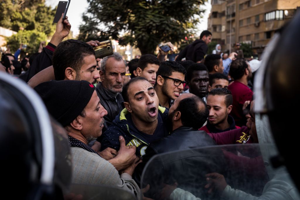 Explosion Near Saint Marks Cairo Coptic Cathedral