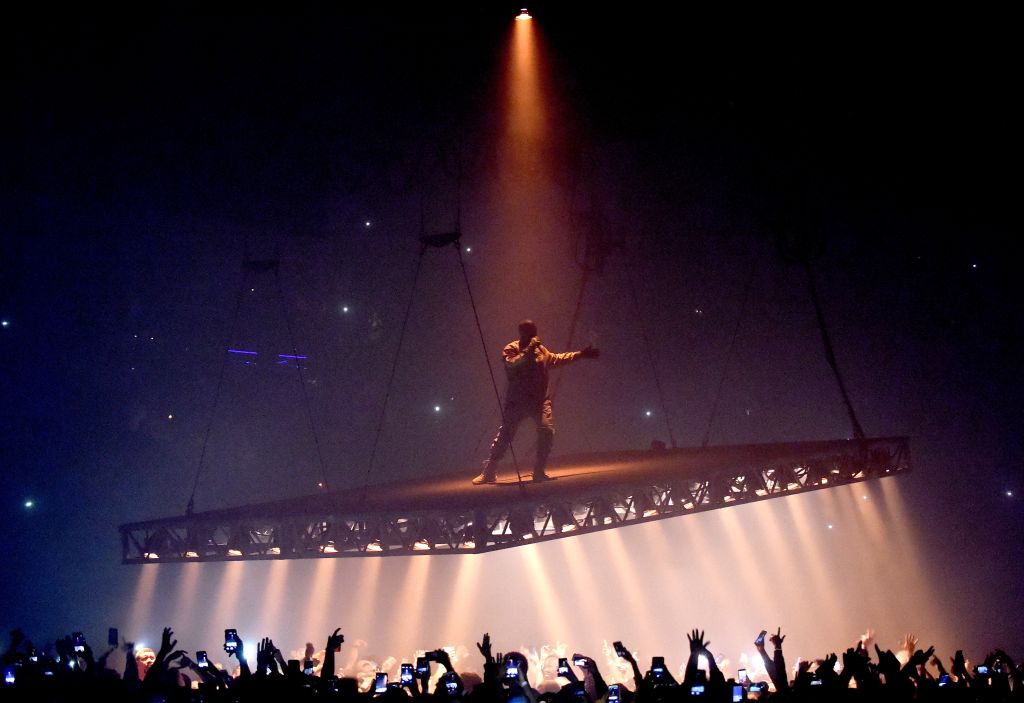 Kanye West Performs At The Forum