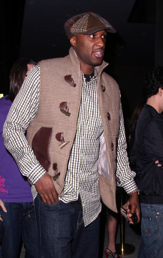 LAMAR ODOM OUT IN LA.