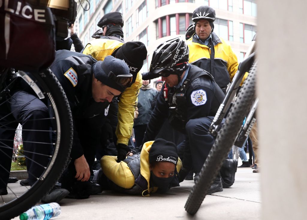 Protestors Hold Anti-Black Friday Demonstration in Chicago