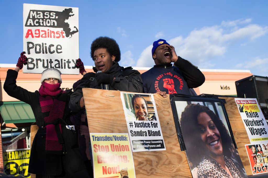 Rally Against Police Brutality In Boston