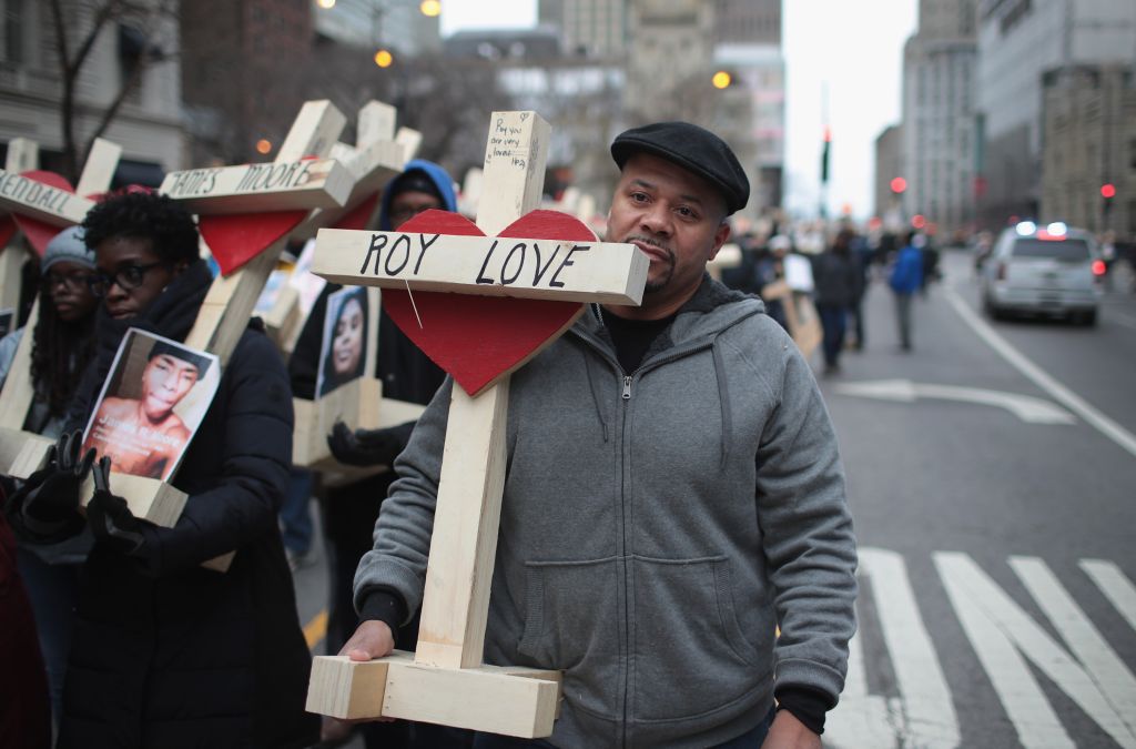 Residents And Activists Hold Anti-Violence March After Deadly Year In Chicago