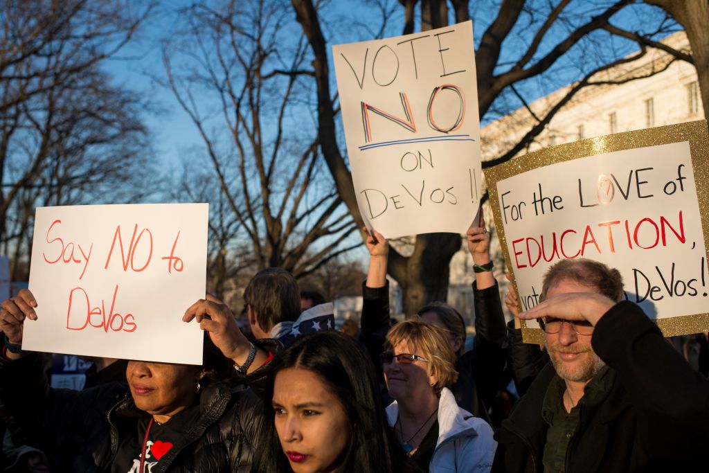 Betsy DeVos Protest