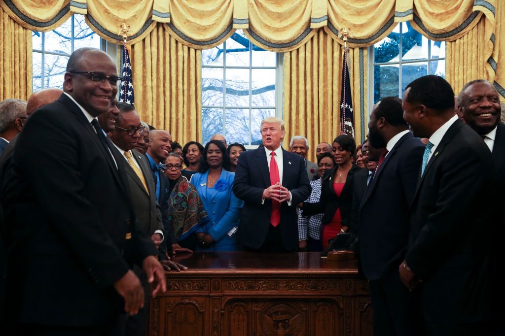 US President Donald Trump Meets With The Historically Black Colleges and Universities