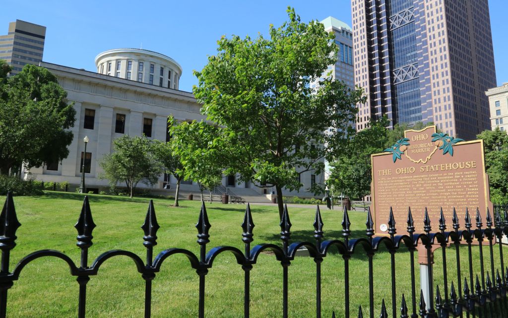 Ohio Statehouse Building in Columbus, Ohio, United States