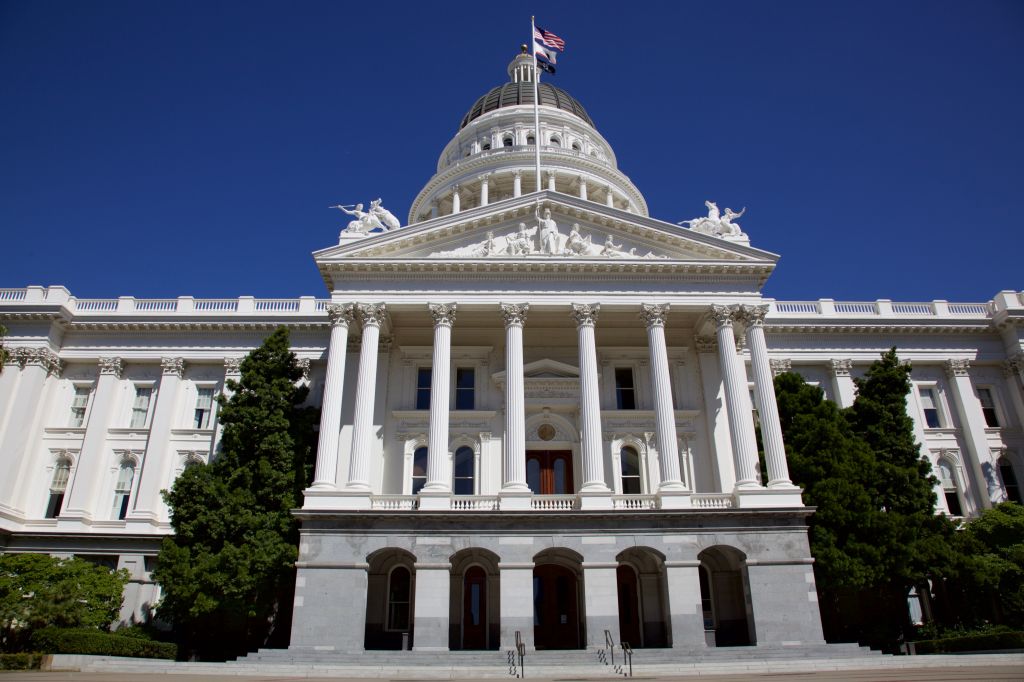 Front exterior California State Capitol