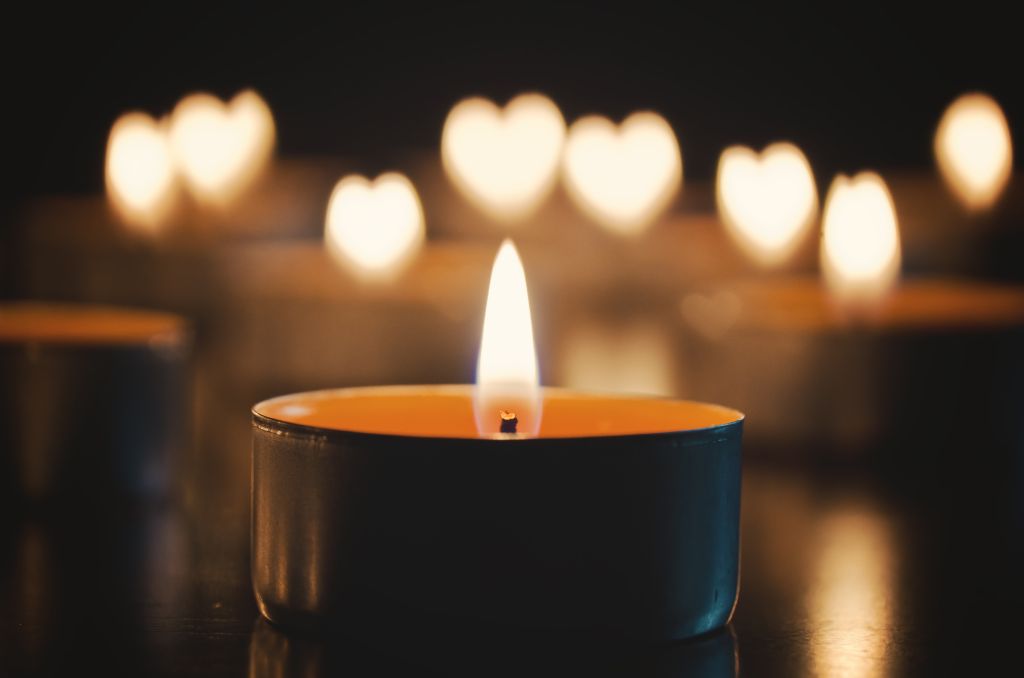 Candle heart