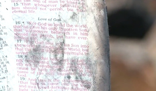 Bible Saved In House Fire