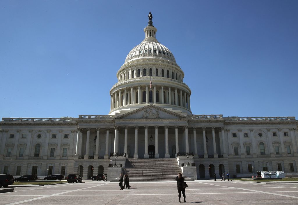 Blue Sky Over U.S. Capitol