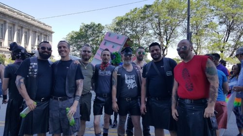 A great group of guys, I met at the march