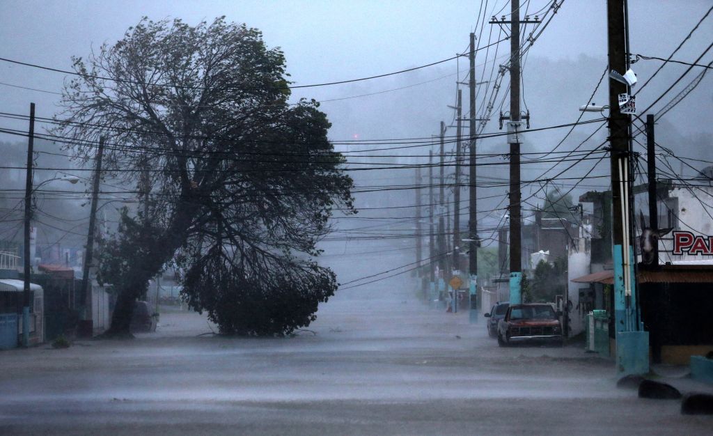 Hurricane Irma Barrels Into Puerto Rico