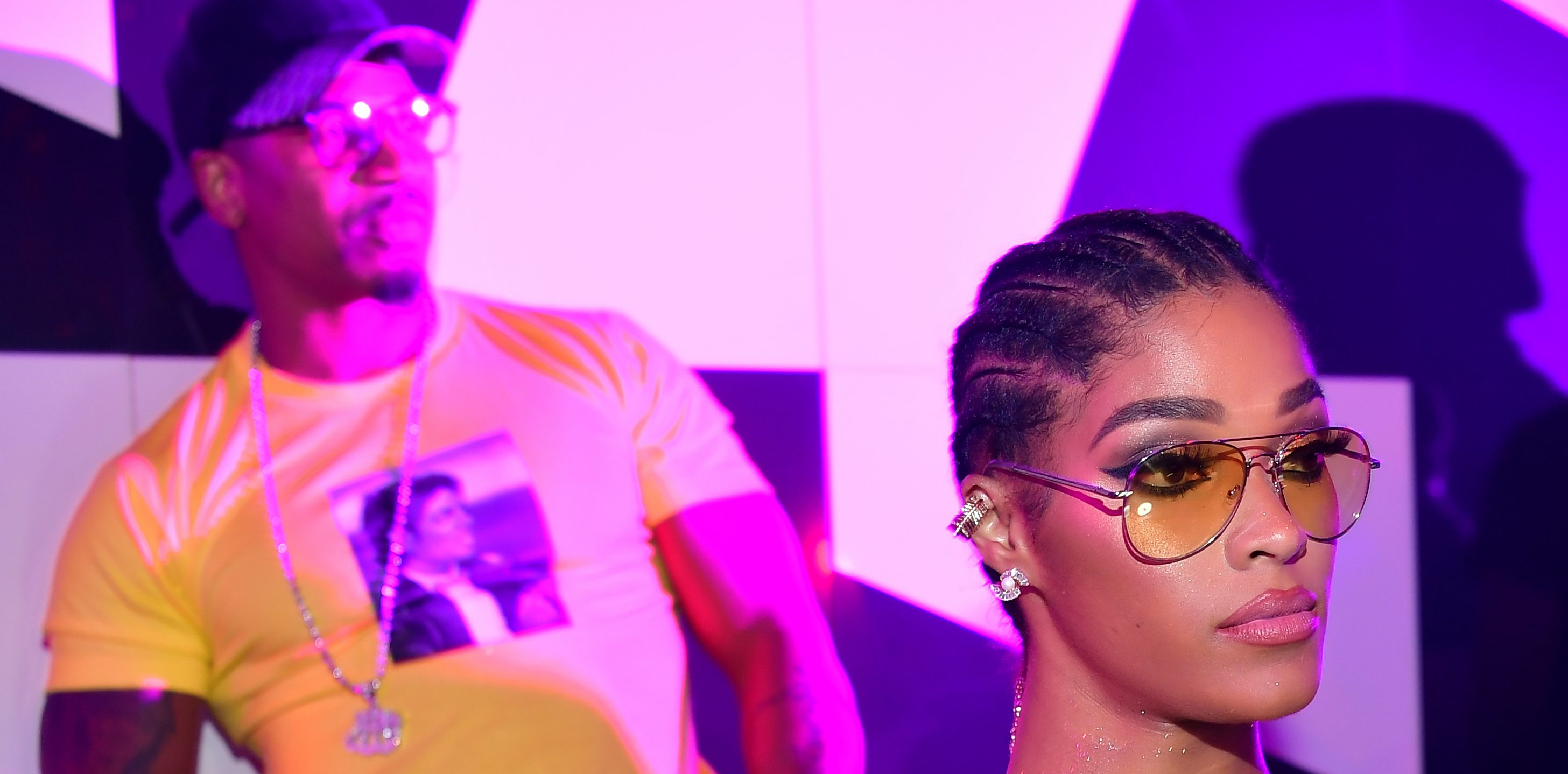 Stevie J. + Joseline Hernandez Host Gold Room