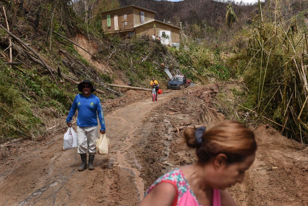 Utuado in Puerto Rico's interior was ravaged by Maria and aid is non-existent.