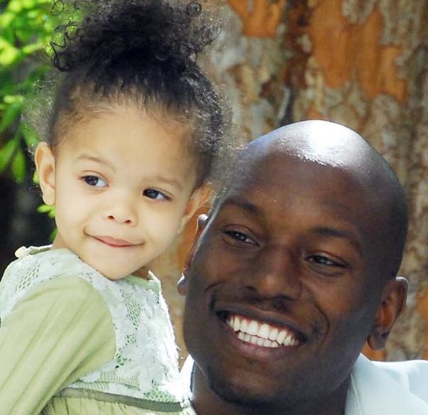 TYRESE GIBSON AND DAUGHTER IN LA