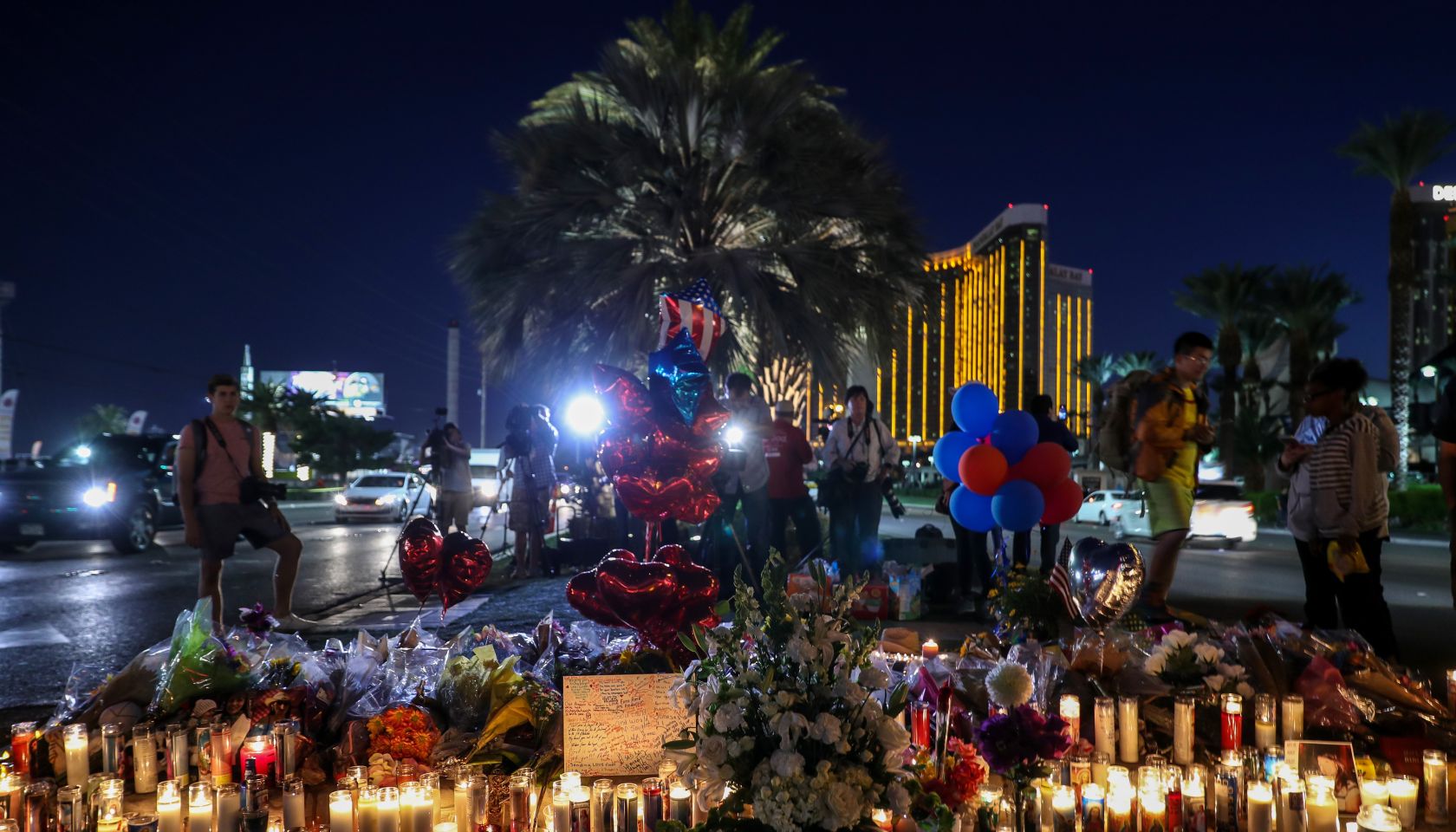 Memorial for Las Vegas mass shooting victims