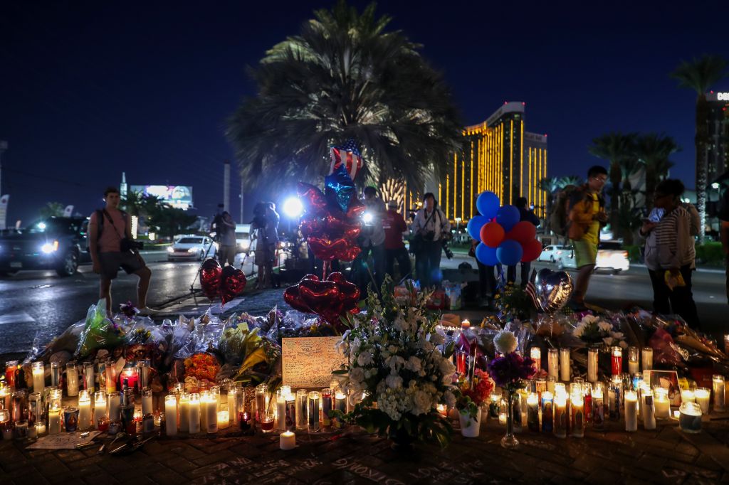 Memorial for Las Vegas mass shooting victims