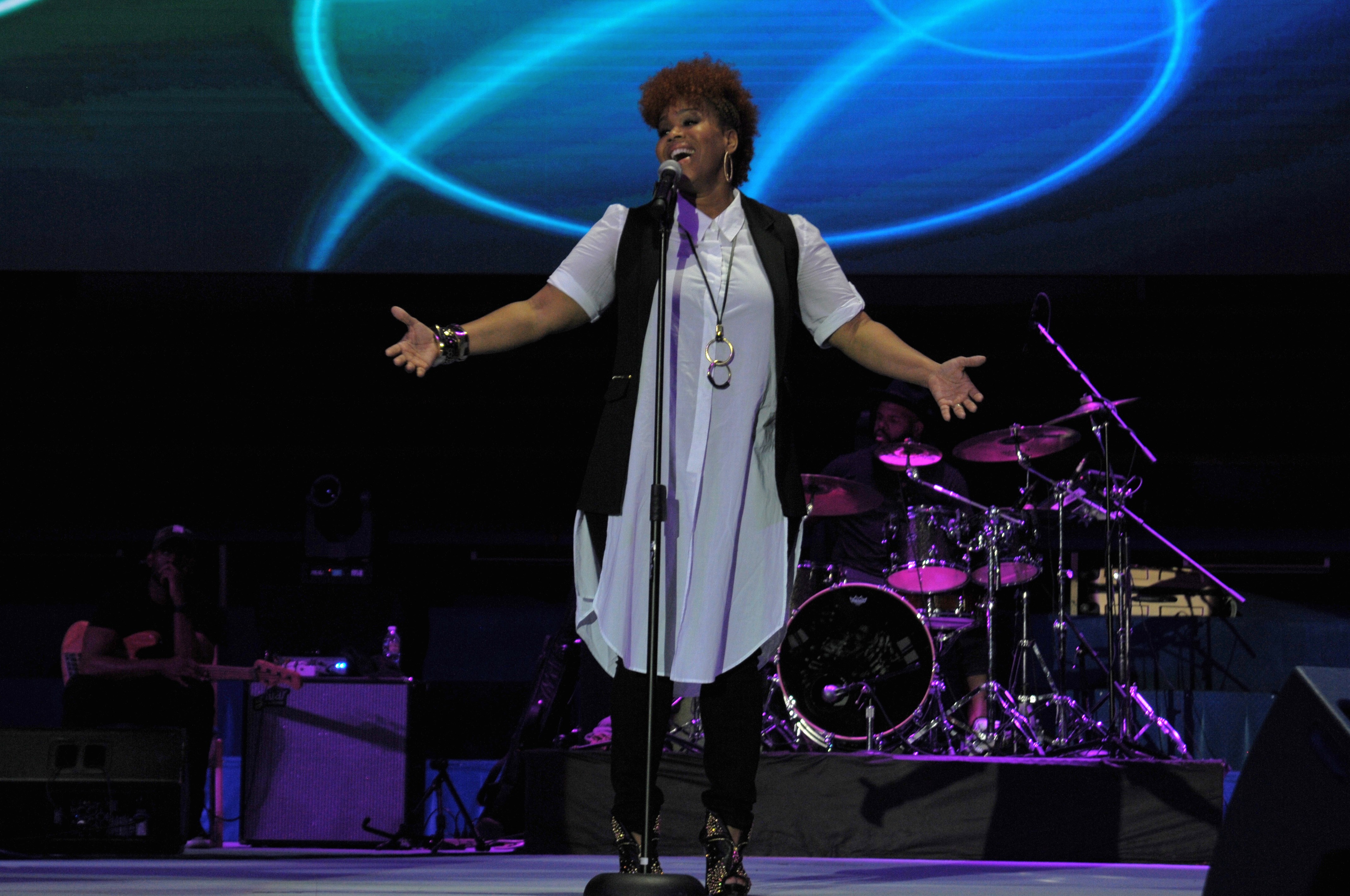 Erica & Tina Campbell Perform At The 10th Annual Spirit Of Praise