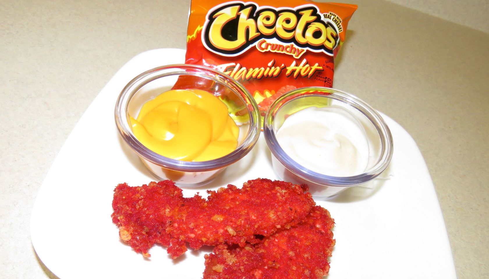 Flamin' Hot Cheetos Fried Chicken Recipe