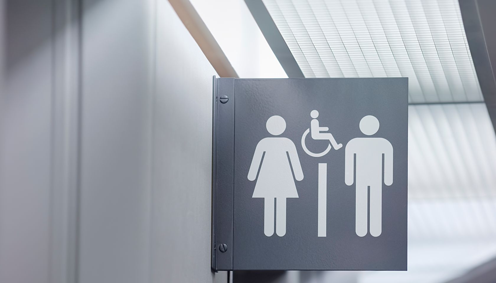 Toilet sign.