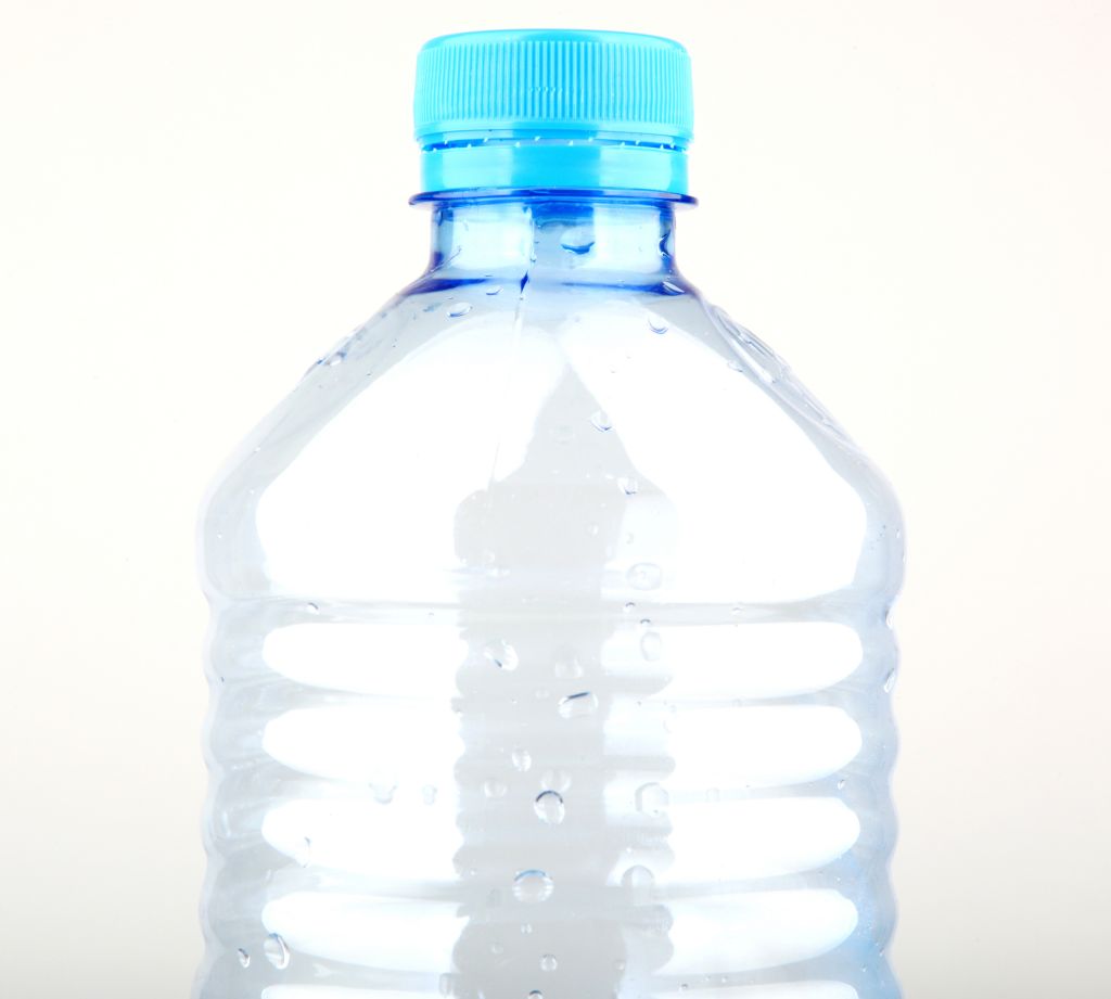 Plastic water bottle