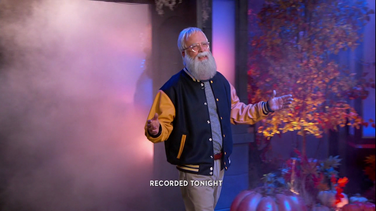 Dave Grohl during an appearance on ABC's Jimmy Kimmel Live!'