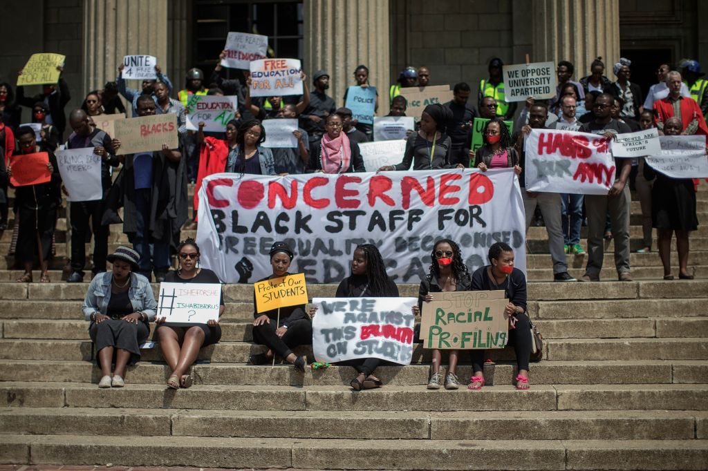 SAFRICA-EDUCATION-UNIVERSITY-PROTEST