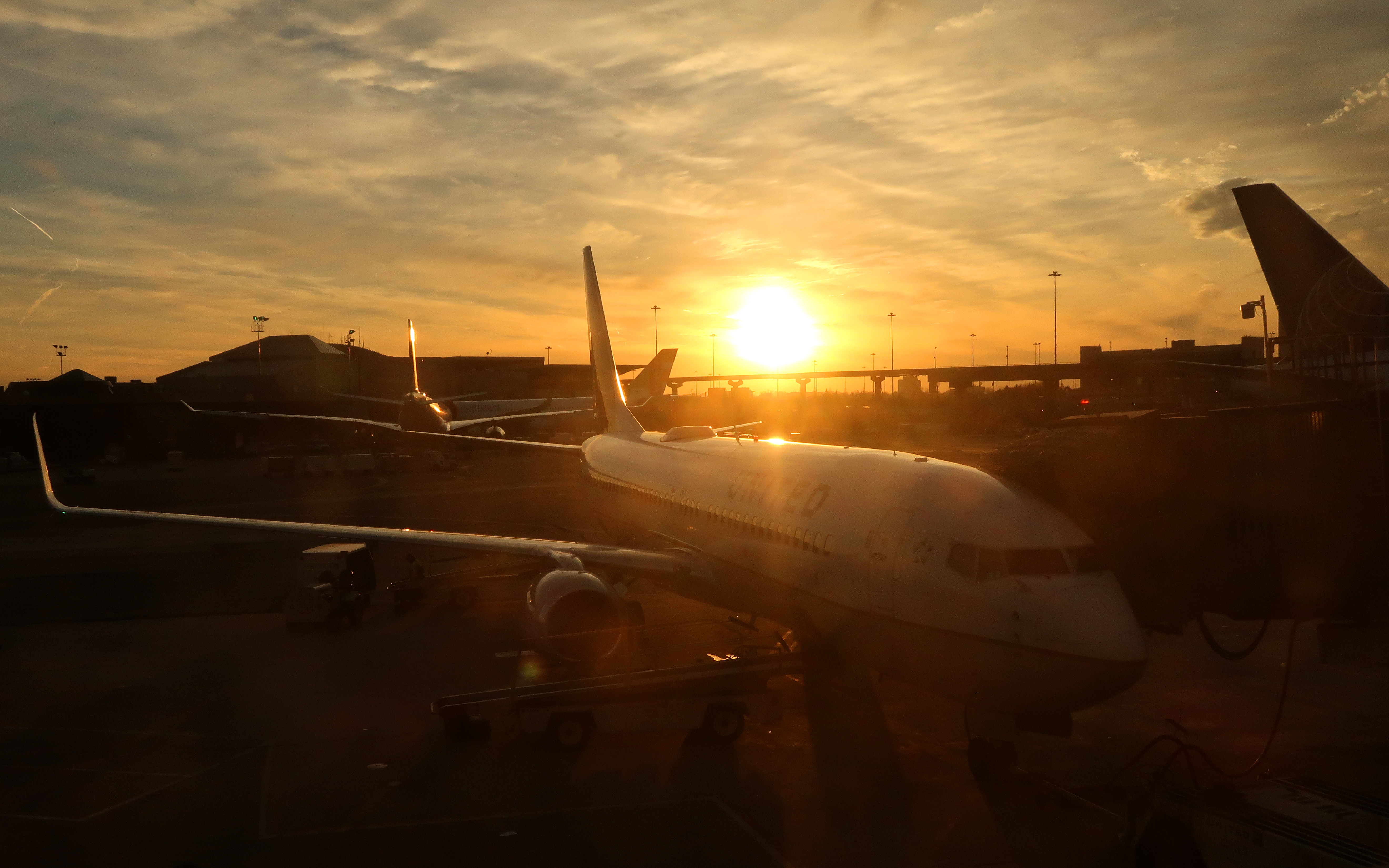 Airplanes at Newark Liberty Airport