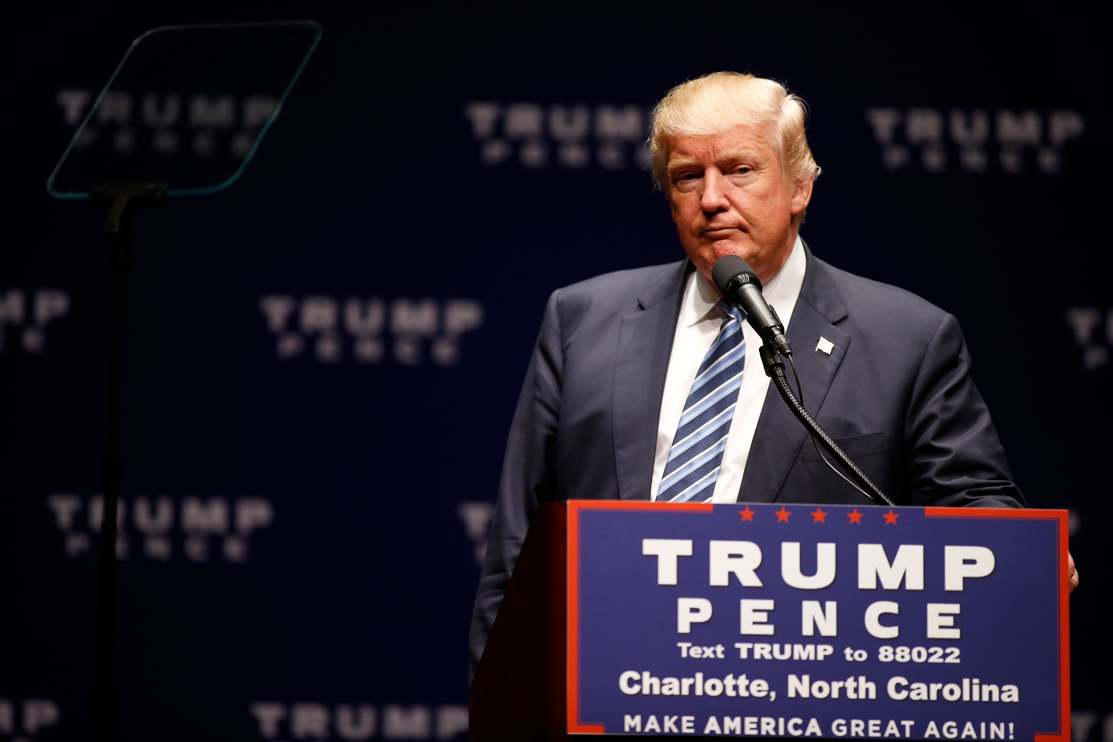 GOP Presidential Nominee Donald Trump Campaigns In Charlotte, North Carolina