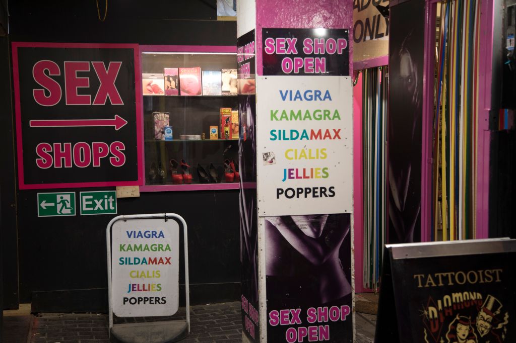 Sex Shop In Soho In London