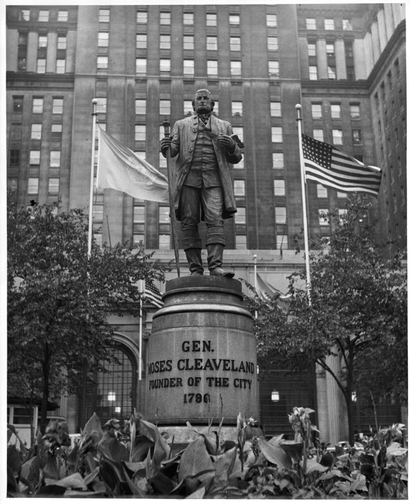 Moses Cleaveland statue In Cleveland, Ohio