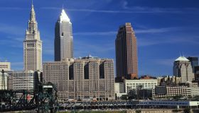 Skyscrapers in a city, Cleveland, Ohio, USA