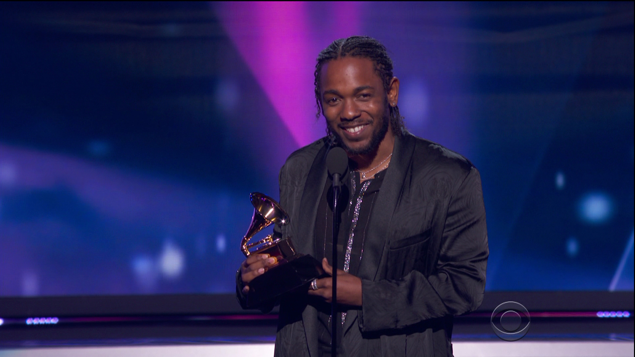 The 60th Annual Grammy Awards as seen on CBS.