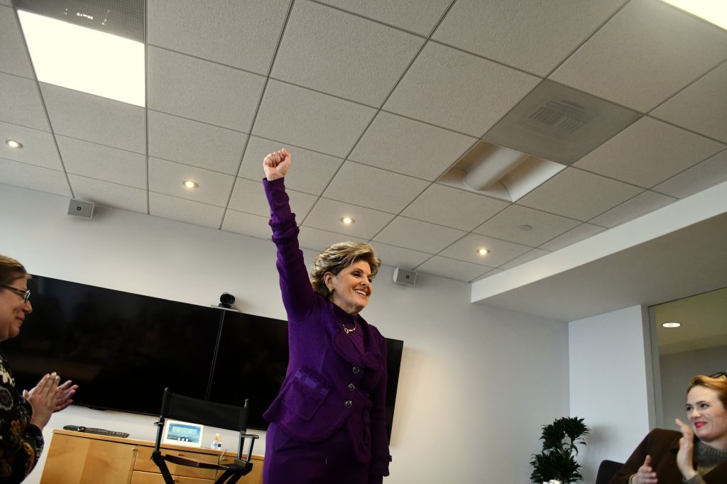 Gloria Allred Visits Getty Images Los Angeles Office