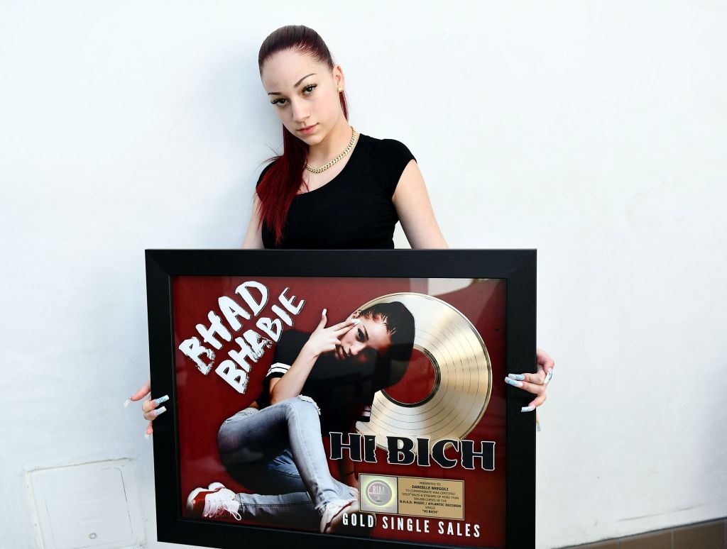 Bhad Bhabie Receives Gold Record For Her Song 'Hi Bich'