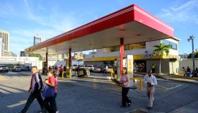 Filling station in Caracas