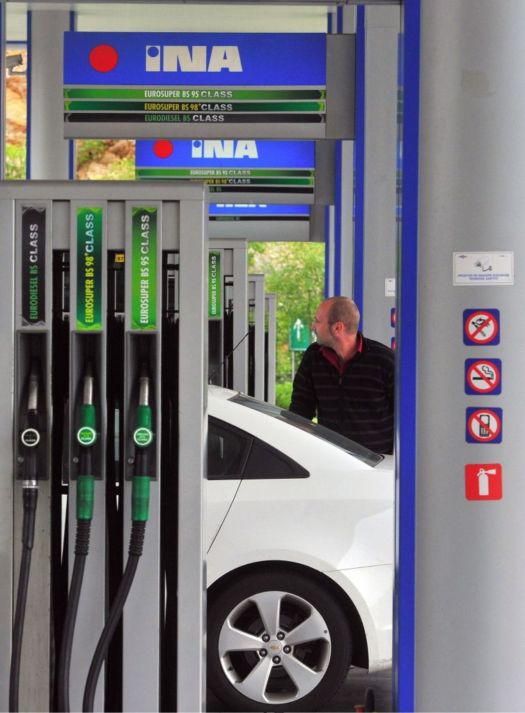 INA petrol station, Zagreb, Croatia