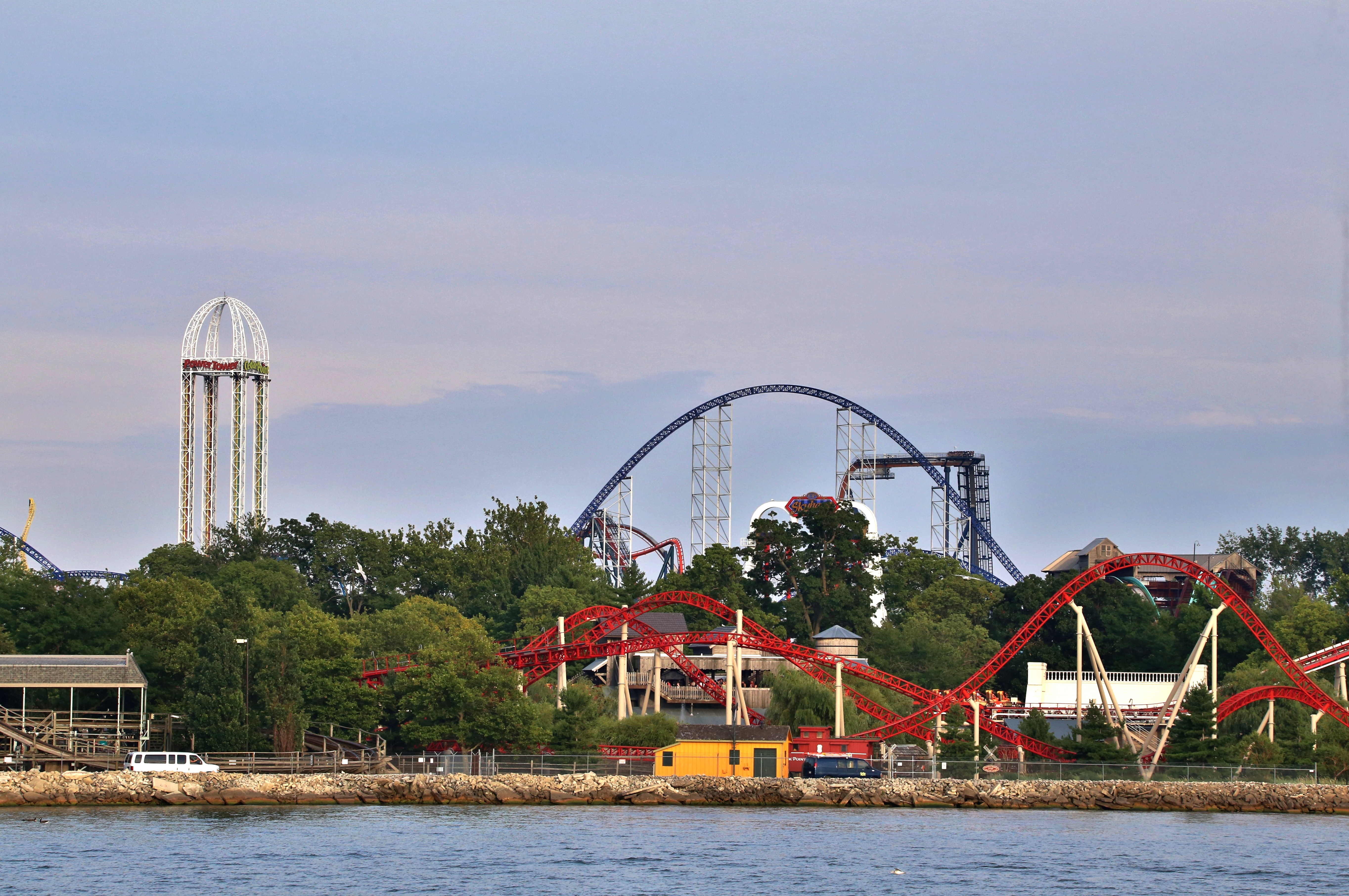 Amusement Park Complex, Cedar Point Amusement Park, Sandusky, Ohio, USA