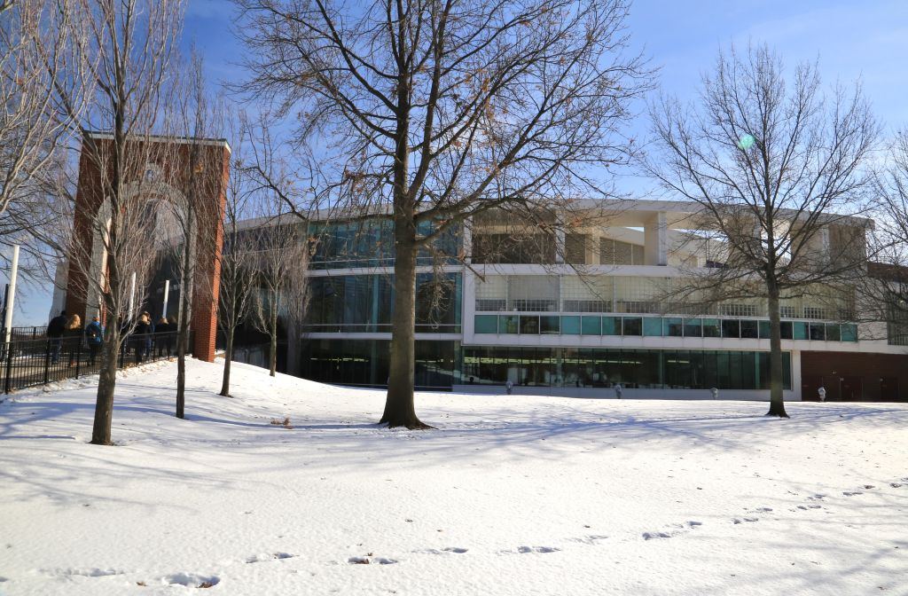 University of Akron College Campus, Akron, Ohio, USA