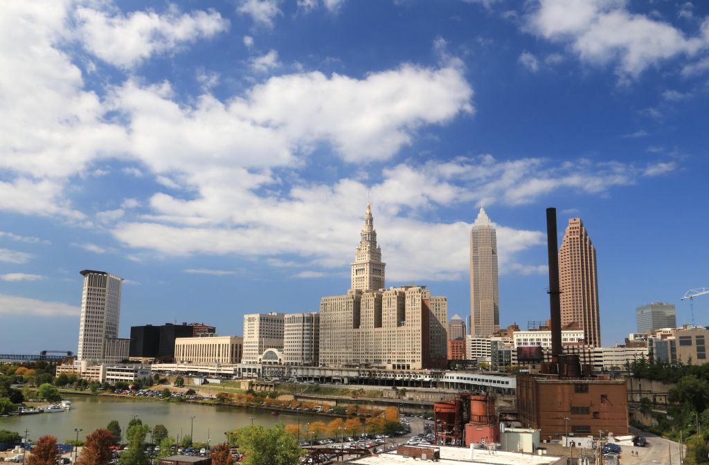 Downtown Cleveland skyline